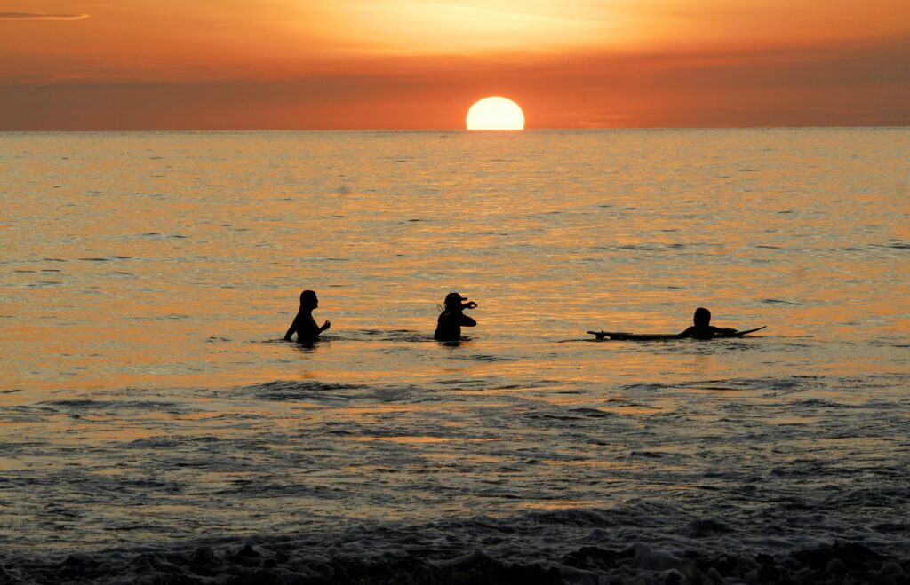 Sunset surf Costa Rica