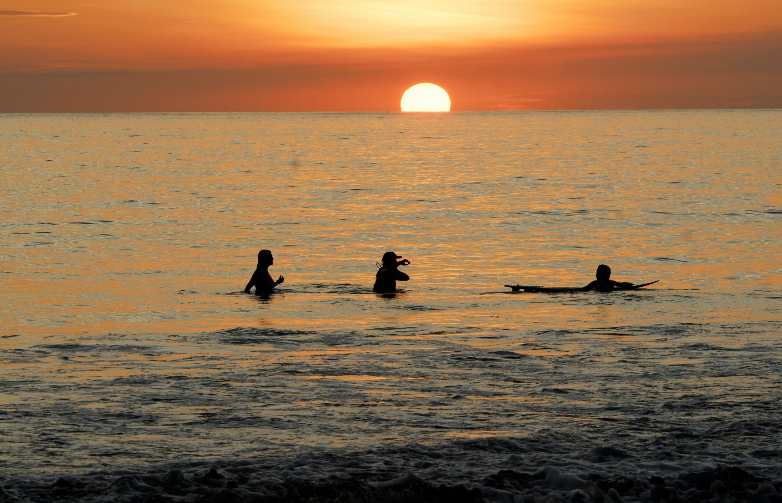 Sunset surf Costa Rica