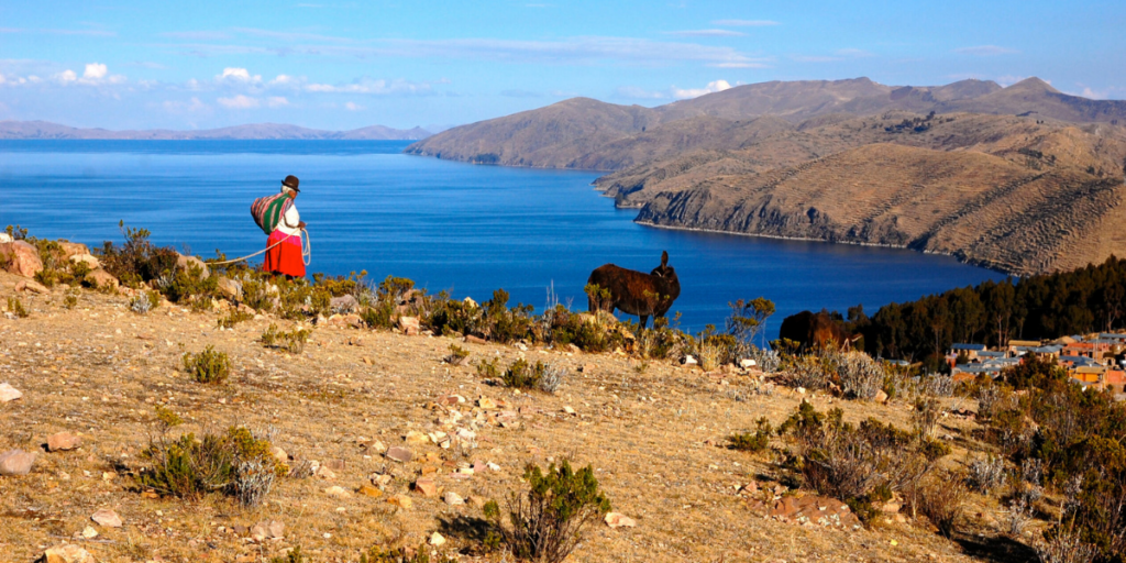 bolivia lake titicaca sun island