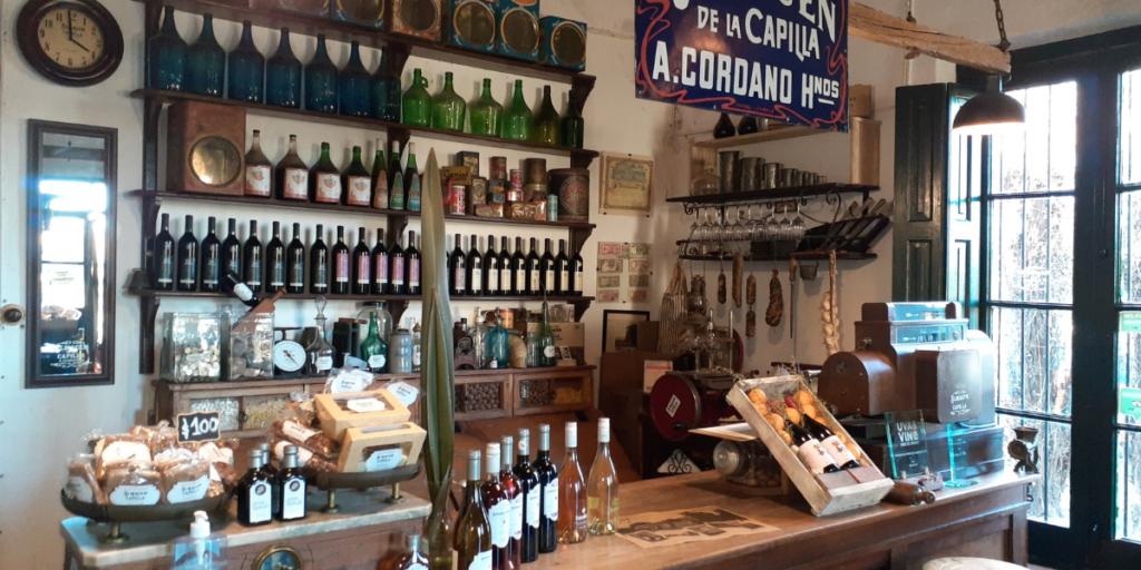 rustic wine shop in uruguay