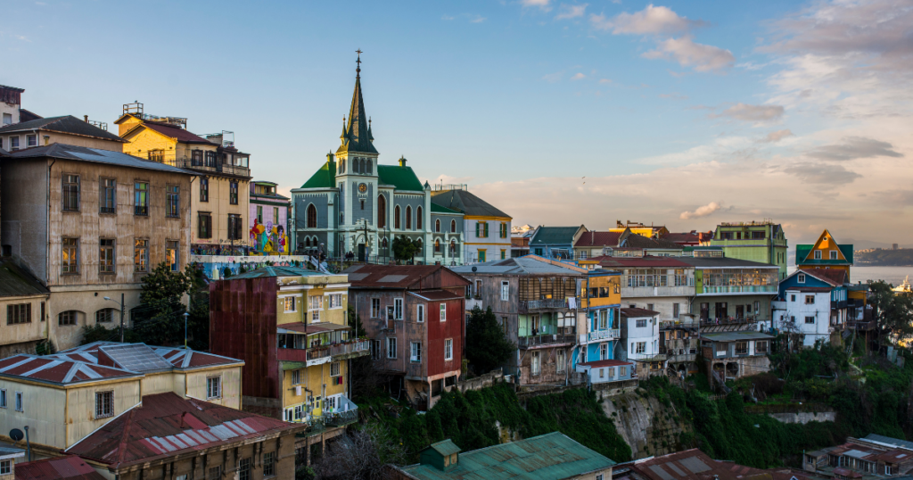 Romance in Valparaiso Chile