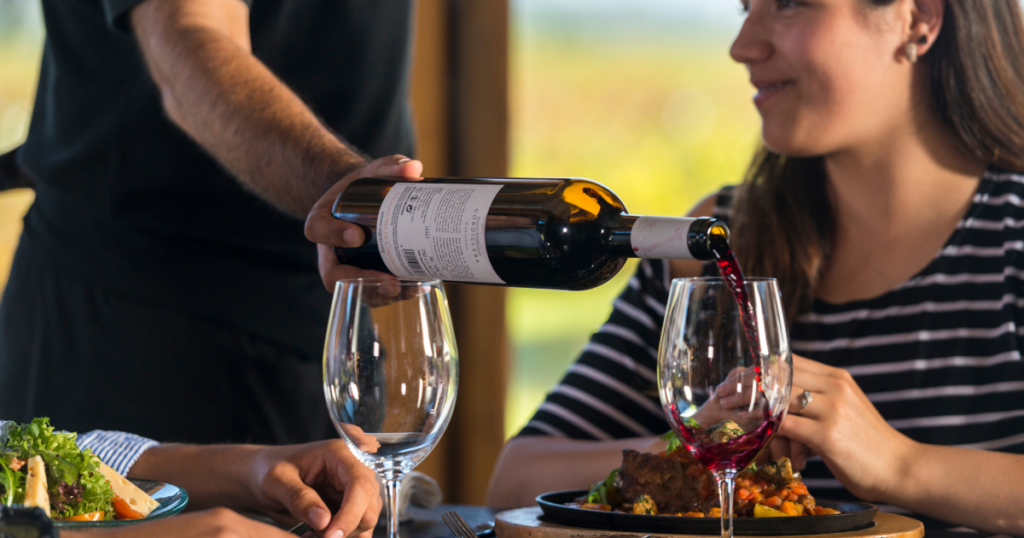Wine in Central Valley Chile