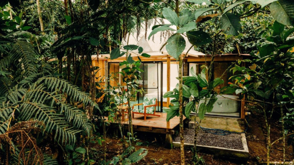 Macas glamping Ecuador Amazon jungle
