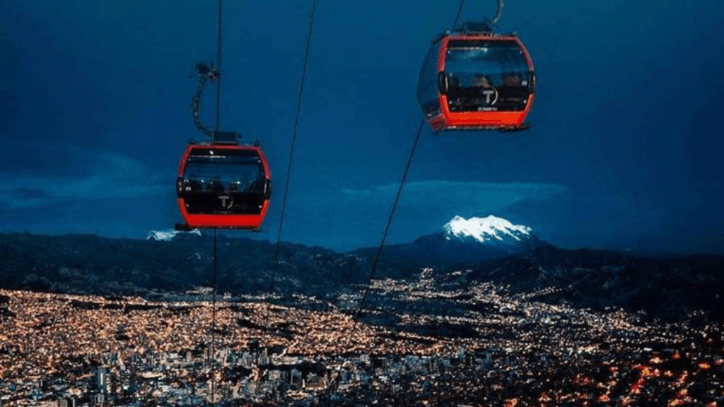 Cable Car La Paz Culinary Adventure Bolivia