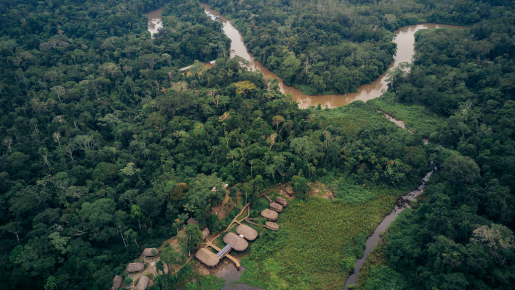 Birds Eye View Amazon Kawapi Lodge