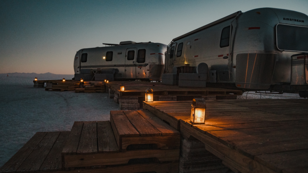 night lights in uyuni desert