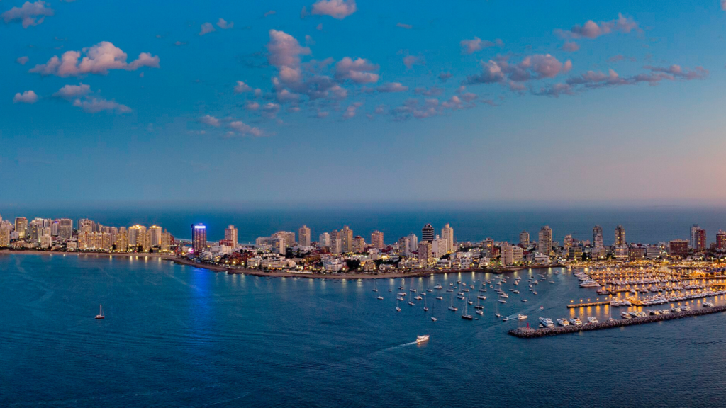 Punta del Este from the air