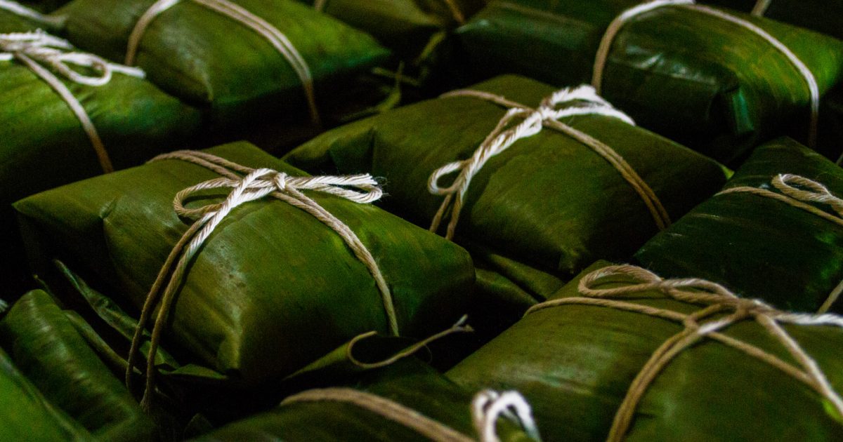 Delicious Tamales for celebrating Christmas and New Year in Costa Rica